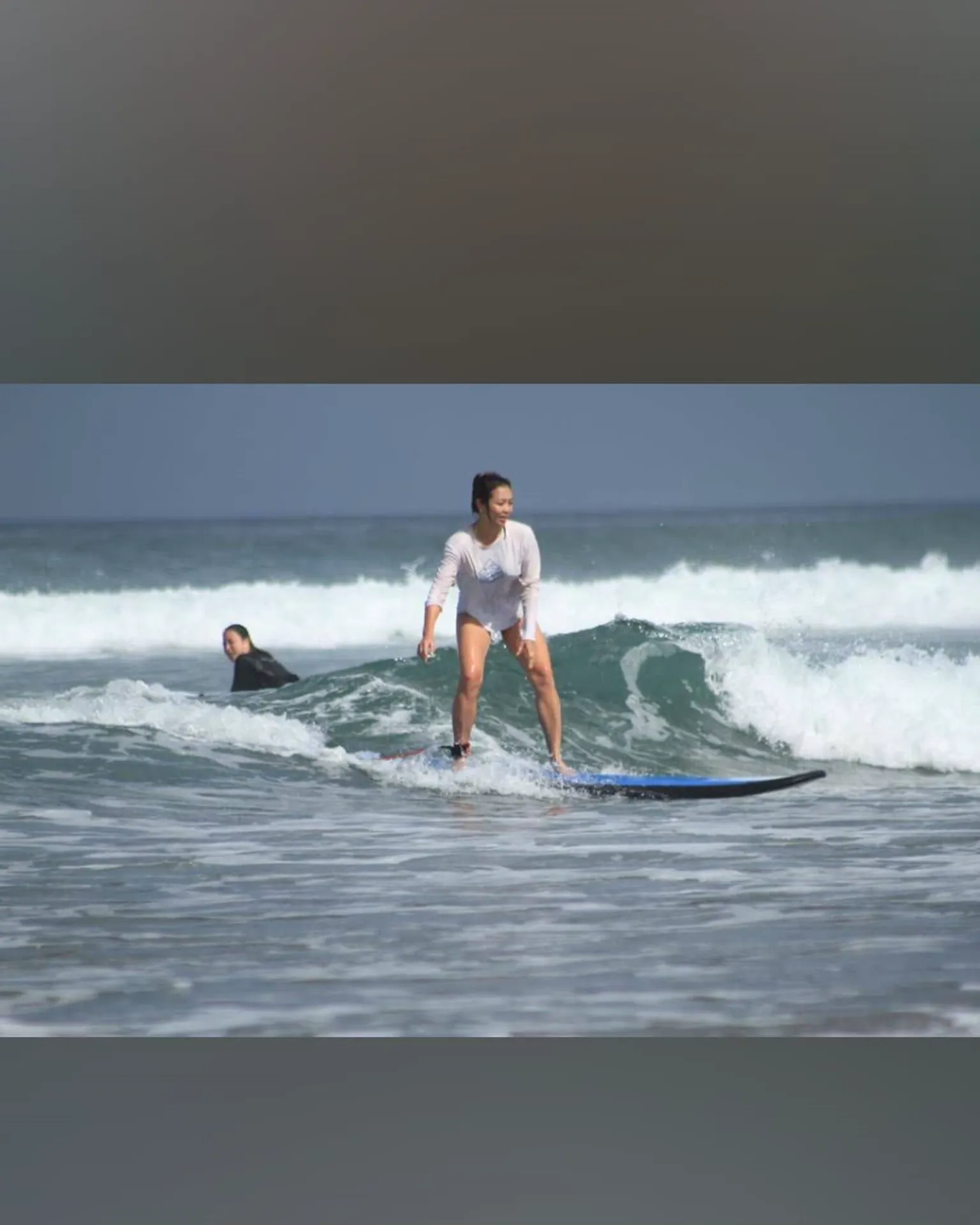 The first wave with Ocean Surf Lesson in Bali