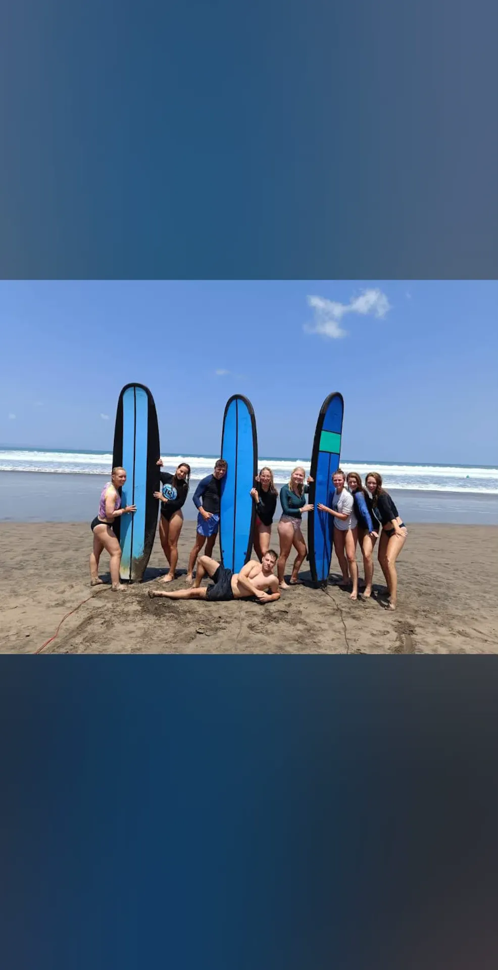 Ocean Surf Lesson coaching in Bali