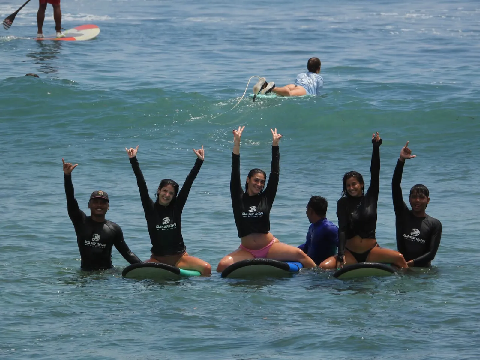 After-surf moments with Ocean Surf Lesson in Bali