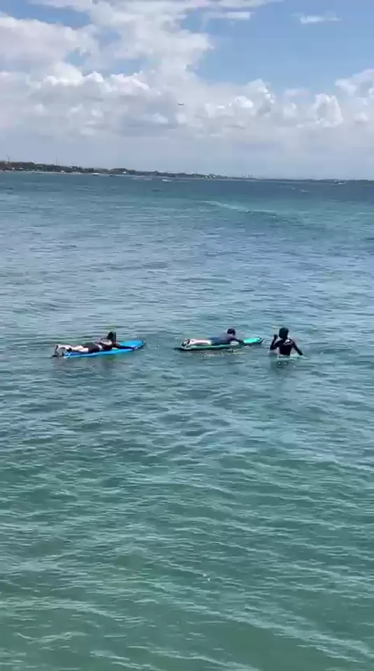 Ocean Surf Lesson Bali training video